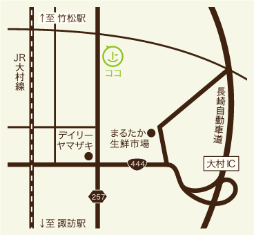 上田皮ふ科 詳細地図